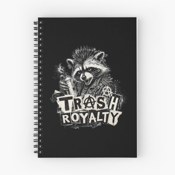 Item preview, Punk Raccoon Trash Royalty Spray Paint Mohawk Illustration designed and sold by Yellowriversss.