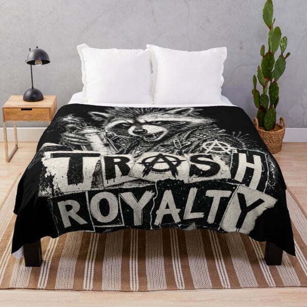 Item preview, Punk Raccoon Trash Royalty Spray Paint Mohawk Illustration designed and sold by Yellowriversss.