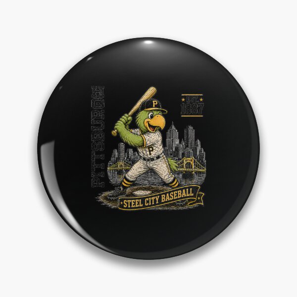Artikelvorschau, Pittsburgh Steel City Baseball entworfen und verkauft von BadManShop.