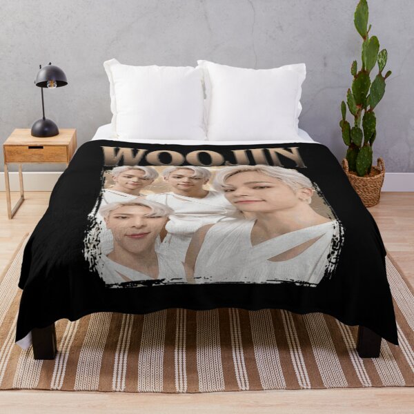 Item preview, WOOJIN Vintage K-Pop Fan designed and sold by MadisonL396064.