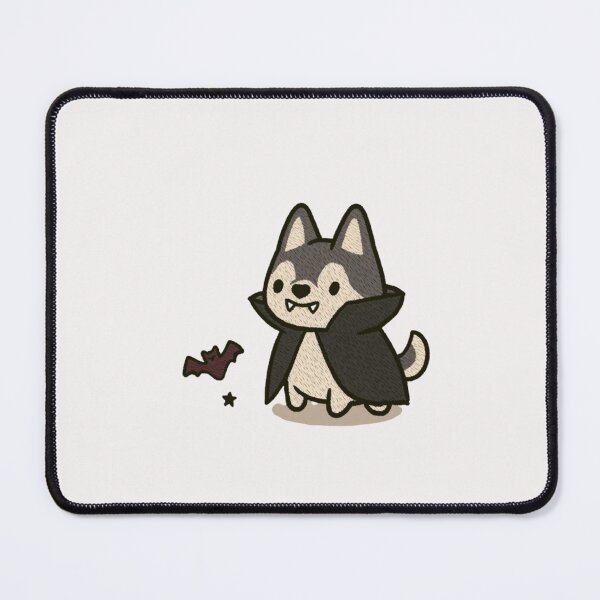 Item preview, Cute Husky Vampire Dog Halloween Spooky Bat designed and sold by NicolasGlowArt.
