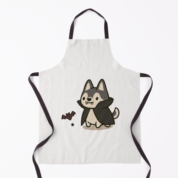 Item preview, Cute Husky Vampire Dog Halloween Spooky Bat designed and sold by NicolasGlowArt.