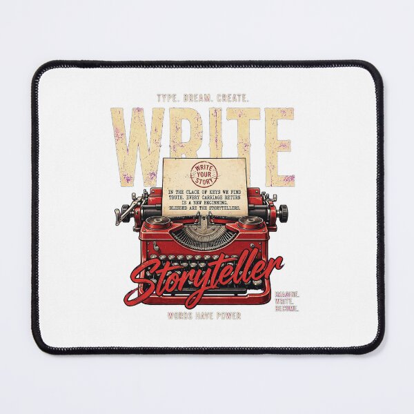 Item preview, Typewriter Author Create Vintage Red Typewriter For Writers And Authors designed and sold by VYBE DARK Studio.