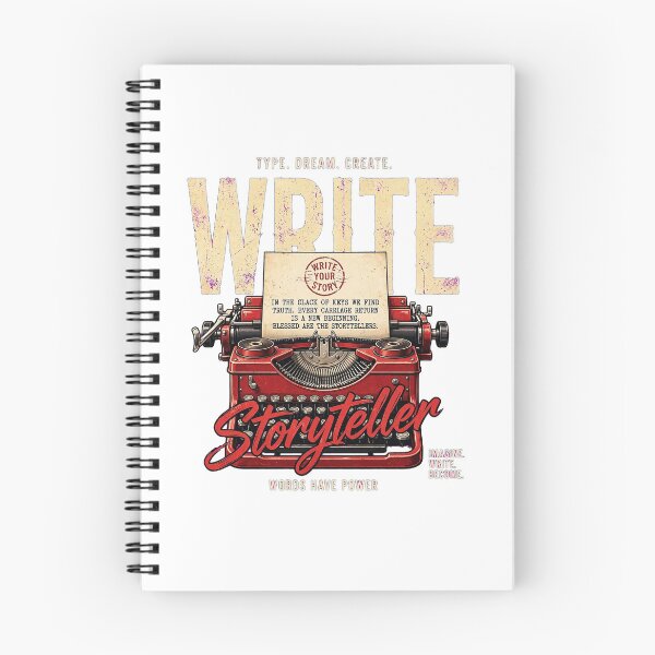 Item preview, Typewriter Author Create Vintage Red Typewriter For Writers And Authors designed and sold by VYBE DARK Studio.