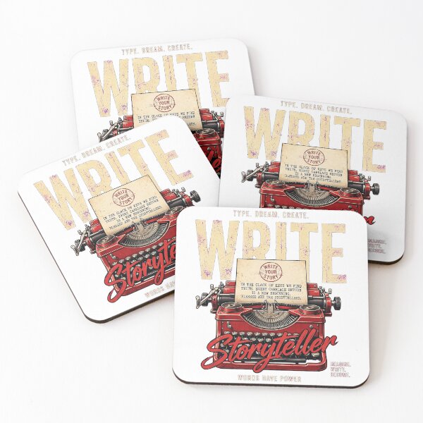 Item preview, Typewriter Author Create Vintage Red Typewriter For Writers And Authors designed and sold by LunaGlow Studio.