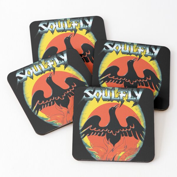 Item preview, SOULFLY Bird Flames Grunge Art designed and sold by RaleigGerhold.