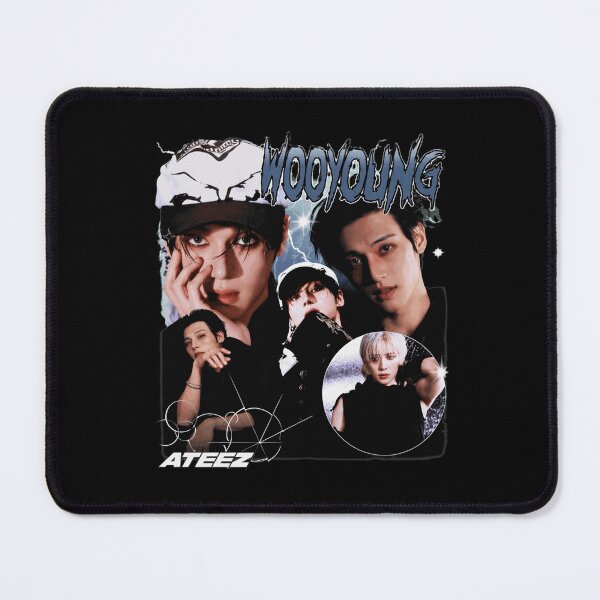 Item preview, Wooyoung ATEEZ Retro Vintage Kpop designed and sold by LisaMcgu770729.