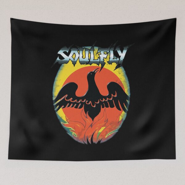 Item preview, SOULFLY Bird Flames Grunge Art designed and sold by RaleigGerhold.