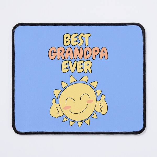 Item preview, BEST GRANDPA EVER Cute Sun Pastel Blue designed and sold by HugSomeNettles.