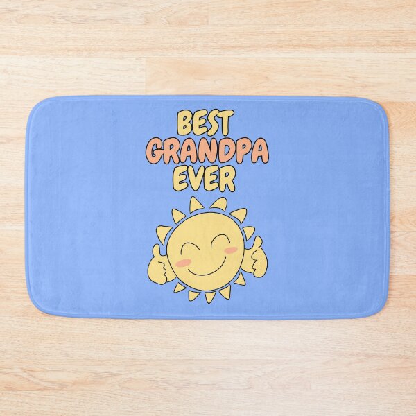 Item preview, BEST GRANDPA EVER Cute Sun Pastel Blue designed and sold by HugSomeNettles.