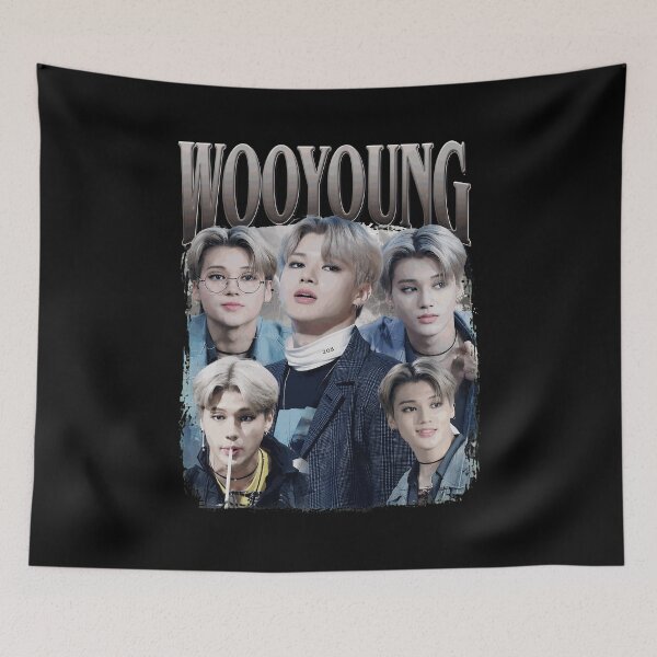 Item preview, WOOYOUNG Retro K-Pop Idol Collage  designed and sold by Christop885863.