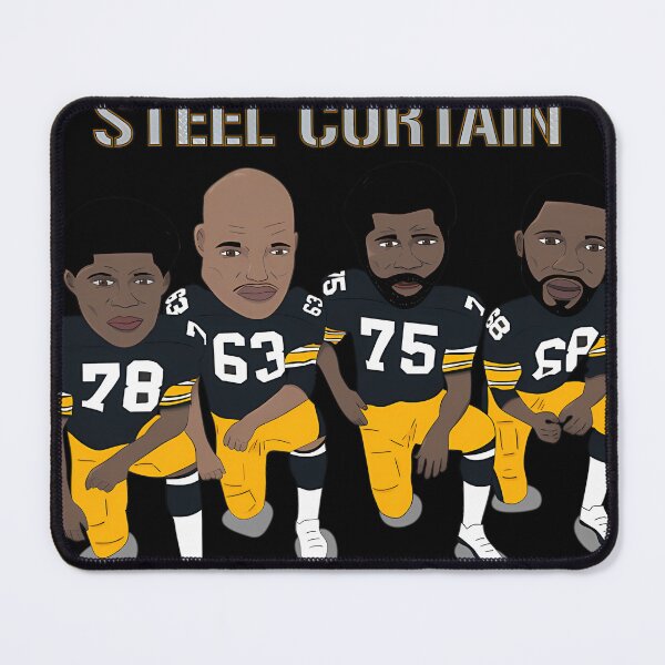 Item preview, The Steel Curtain - Pittsburgh Steelers designed and sold by Akki27.