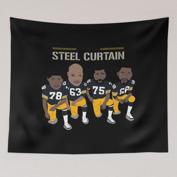 Item preview, The Steel Curtain - Pittsburgh Steelers designed and sold by Akki27.