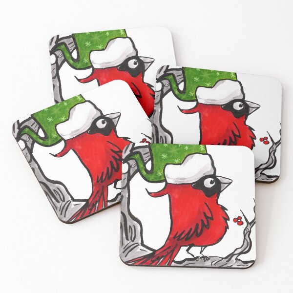 Item preview, Christmas Cardinal at the Lookout designed and sold by Grasdal.
