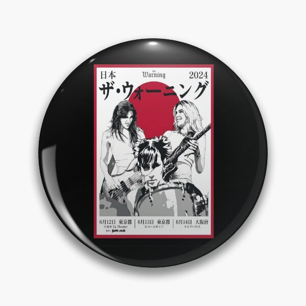 Item preview, The Warnings 2024 Japan Tour Poster designed and sold by REETALOX.