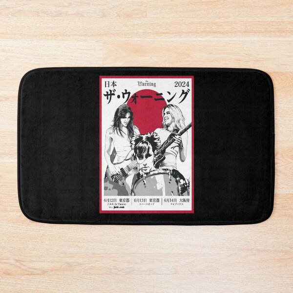 Item preview, The Warnings 2024 Japan Tour Poster designed and sold by REETALOX.