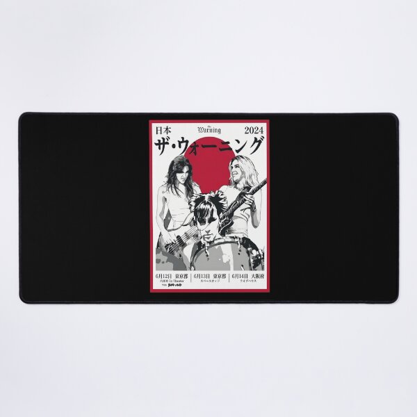 Item preview, The Warnings 2024 Japan Tour Poster designed and sold by REETALOX.