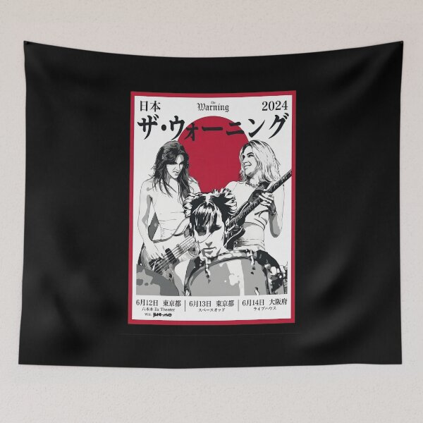 Item preview, The Warnings 2024 Japan Tour Poster designed and sold by REETALOX.