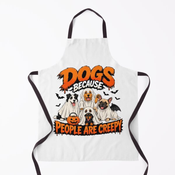 Item preview, Dogs Because People Are Creepy Halloween Ghost Dogs designed and sold by Dmo3HarkoArt.