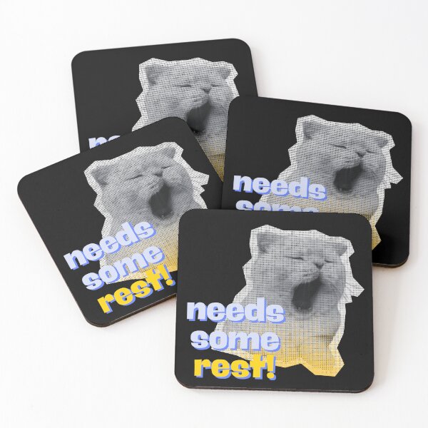 Item preview, Funny Yawning Cat Needs Some Rest designed and sold by harryordinary.