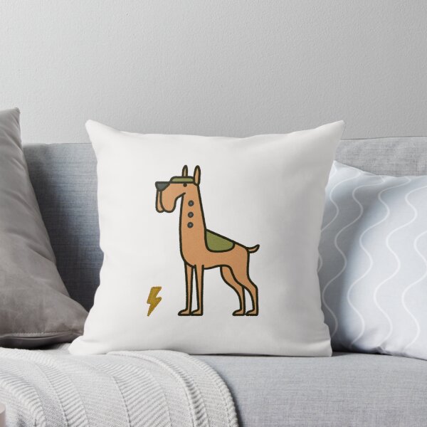 Item preview, Mystery Dog with Hat and Lightning Bolt Cartoon designed and sold by NicolasGlowArt.