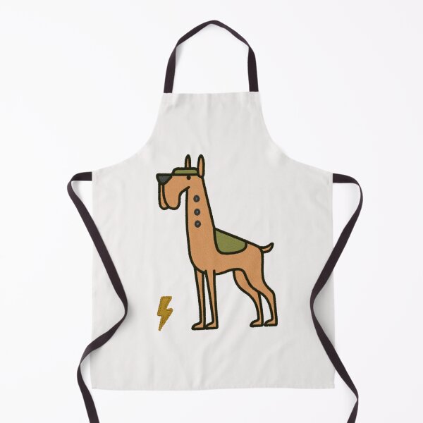 Item preview, Mystery Dog with Hat and Lightning Bolt Cartoon designed and sold by NicolasGlowArt.