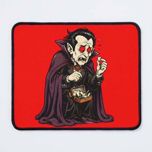 Item preview, Startled Vampire Afraid of Garlic designed and sold by PreeCha Art & Co..