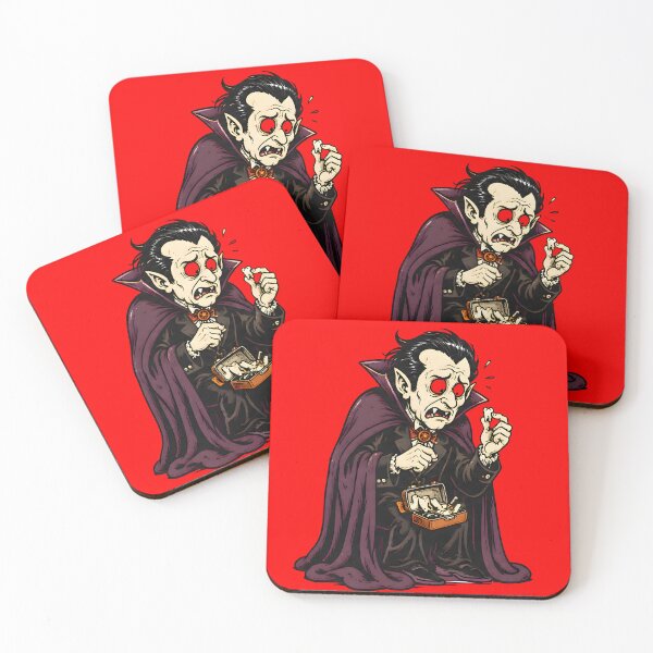 Item preview, Startled Vampire Afraid of Garlic designed and sold by PreeCha Art & Co..