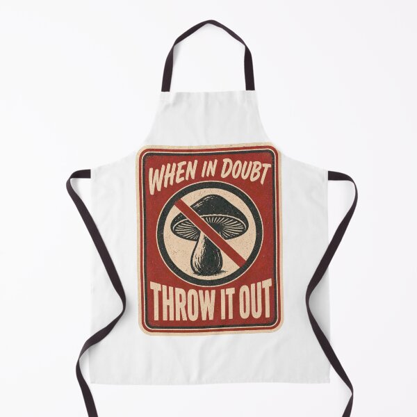 Item preview, When In Doubt Throw It Out Mushroom Foraging designed and sold by BoosterShop.