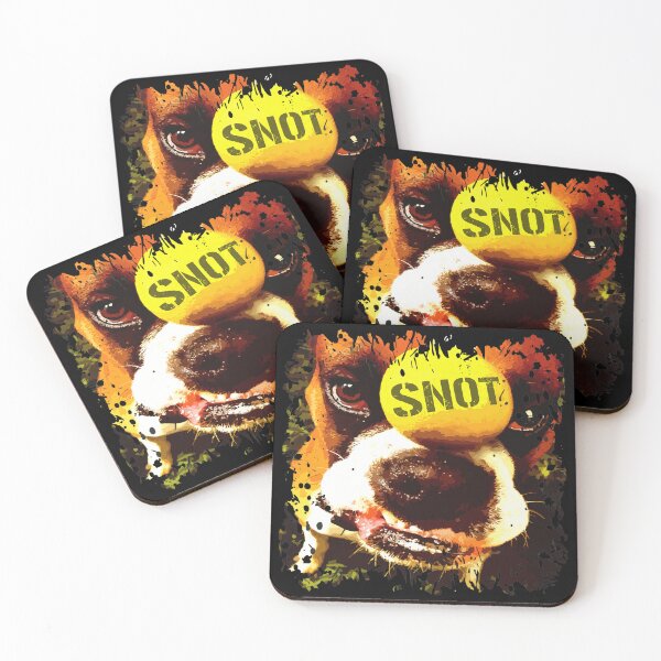 Item preview, Snot Dog with Tennis Ball Splatter Art designed and sold by RaleigGerhold.