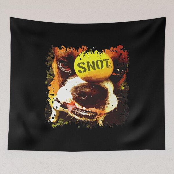 Item preview, Snot Dog with Tennis Ball Splatter Art designed and sold by RaleigGerhold.