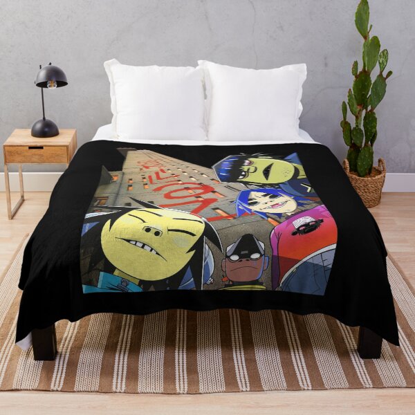 Item preview, Gorillaz Group City Graffiti Art designed and sold by RaleigGerhold.