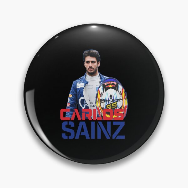 Item preview, Carlos Sainz Jr. Racing Helmet Driver Portrait designed and sold by RaleigGerhold.