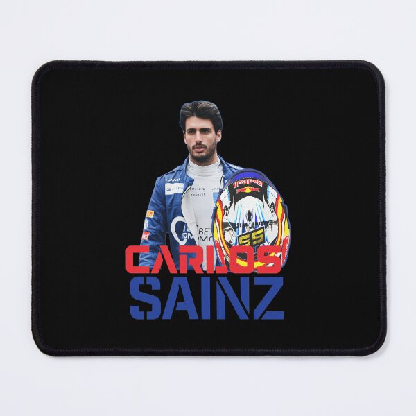 Item preview, Carlos Sainz Jr. Racing Helmet Driver Portrait designed and sold by RaleigGerhold.