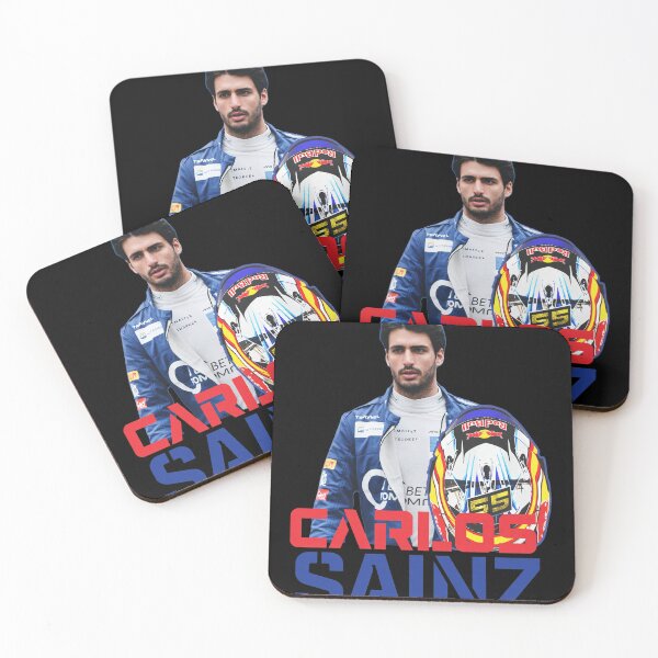 Item preview, Carlos Sainz Jr. Racing Helmet Driver Portrait designed and sold by RaleigGerhold.