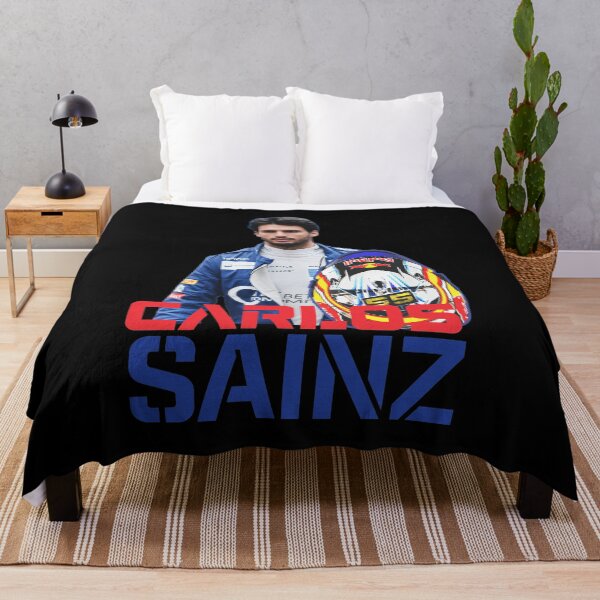 Item preview, Carlos Sainz Jr. Racing Helmet Driver Portrait designed and sold by RaleigGerhold.