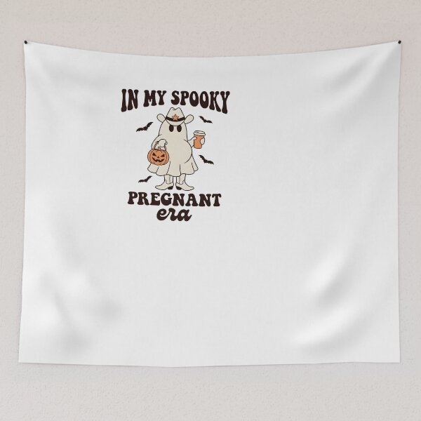 Item preview, In My Spooky Pregnant Era Halloween Ghost designed and sold by KroghDs.
