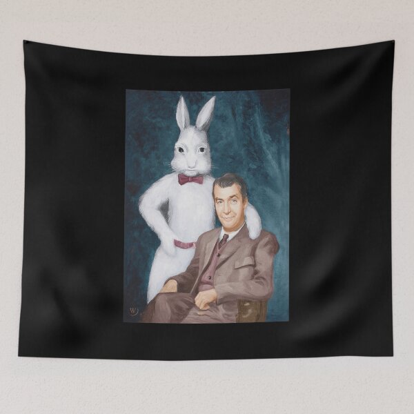 Item preview, James Stewart & Harvey The White Rabbit Portrait designed and sold by RaleigGerhold.