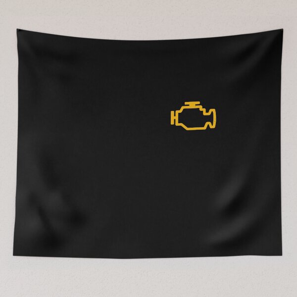 Item preview, Funny Vehicle Fault Warning Check Engine Symbol Halloween Costume Art designed and sold by elderberry.