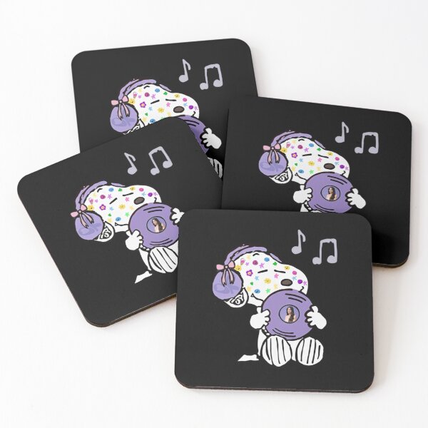 Item preview, Snoopy Listening To Music Vinyl Record designed and sold by GamJofop.
