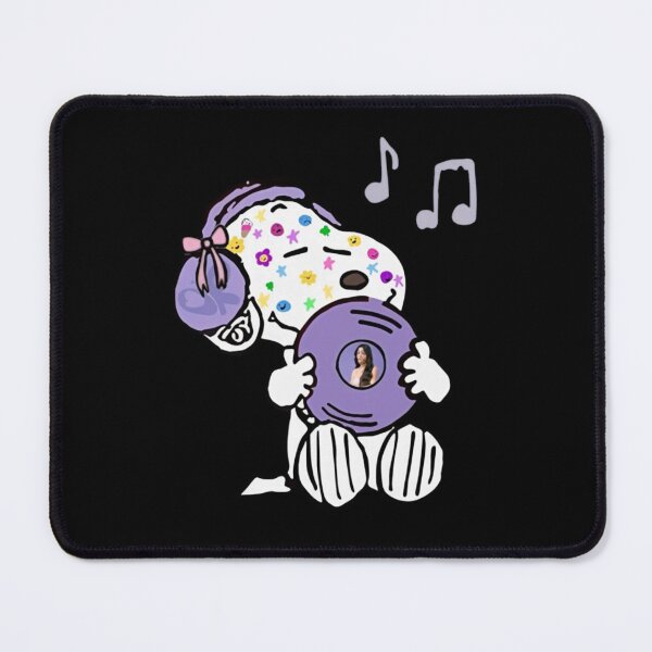 Item preview, Snoopy Listening To Music Vinyl Record designed and sold by GamJofop.