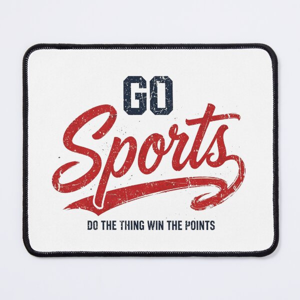 Item preview, Go Sports Funny Vintage Varsity Script Distressed Typography designed and sold by Yellowriversss.