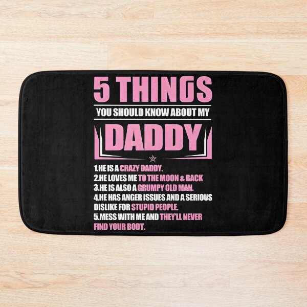 Item preview, 5 Things You Should Know About My Daddy Funny Son Daughter designed and sold by ALICIAxGONZALEZ.