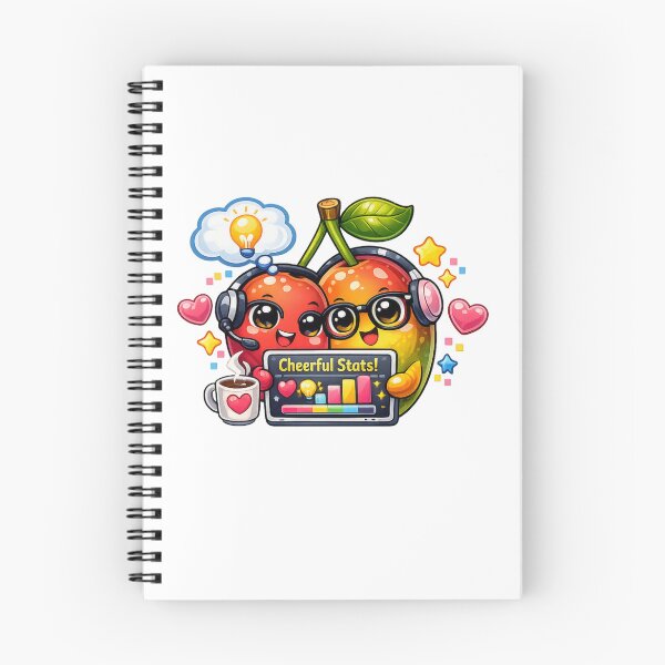 Item preview, Cheerful Stats – Pastel Kawaii Cherries Duo designed and sold by Sommium .