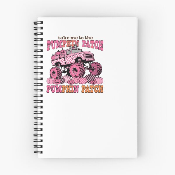 Item preview, Pink Pumpkin Patch Monster Truck Girls Fall designed and sold by KroghDs.