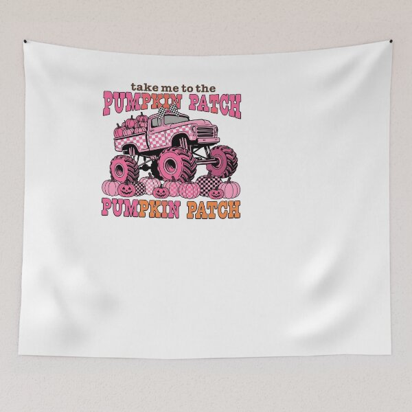 Item preview, Pink Pumpkin Patch Monster Truck Girls Fall designed and sold by KroghDs.