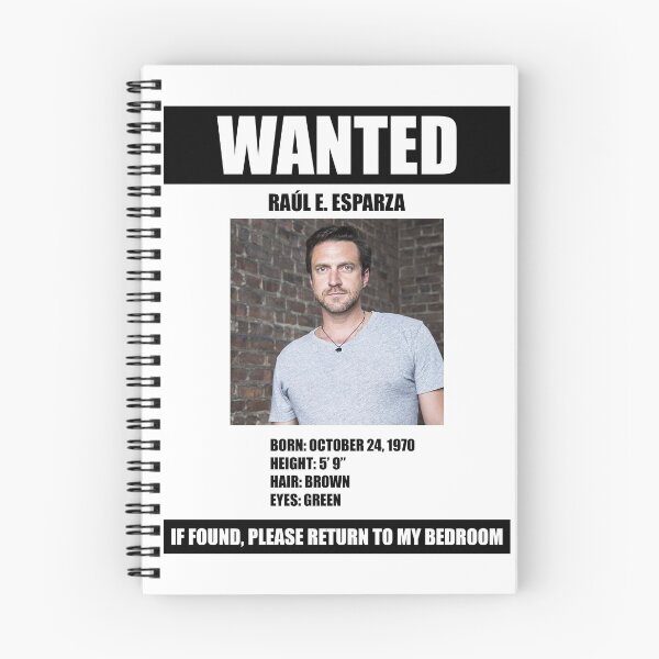 Item preview, Raúl Esparza Wanted Poster designed and sold by Raulandthings.