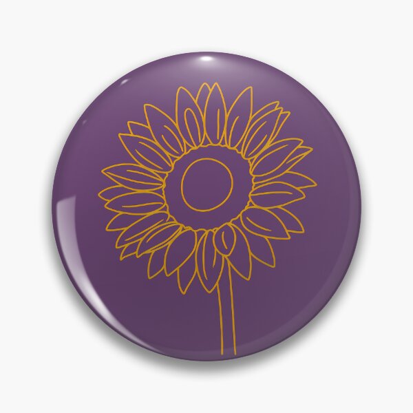 Item preview, Golden Sunflower Line Art Minimalist Floral Design designed and sold by KRStyleClub.