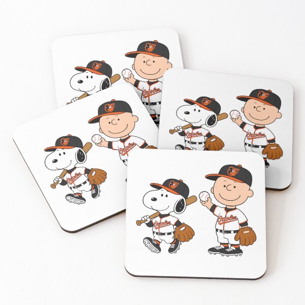 Item preview, Snoopy Charlie Brown Orioles Baseball designed and sold by OniWav.