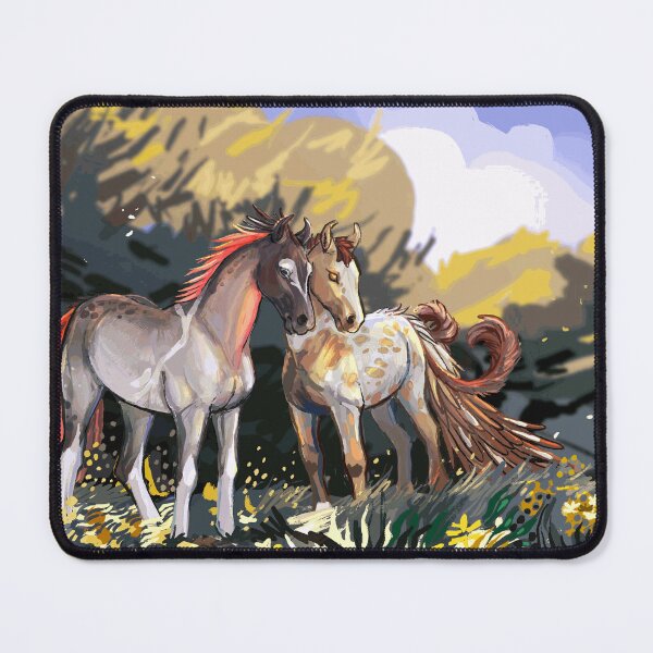 Item preview, Two Horses Sharing a Gentle Moment designed and sold by BaranSancakTS.